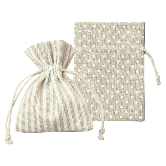 Мешочки Stripes and dots, 6 штук микс