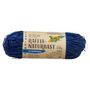 Rafie naturală, 50 g, culoare ultramarin