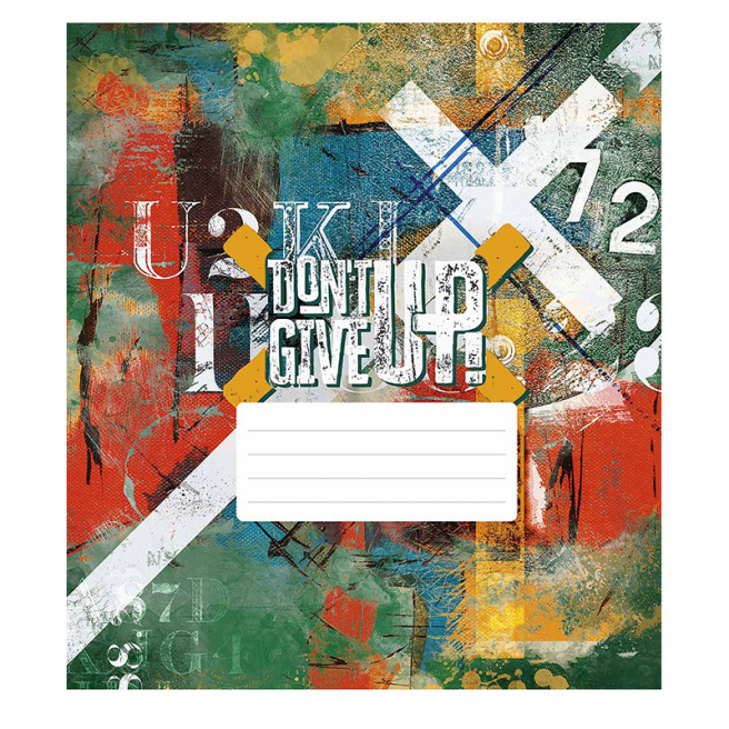 Тетрадь 48 листов, клетка, Школярик Dont Give Up