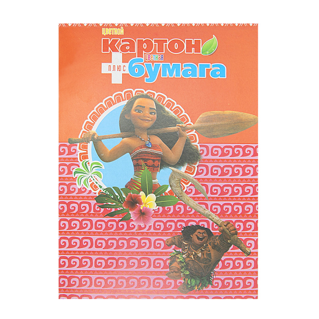 Set carton colorat + hîrtie colorată B5 bilateral, 18 foi, 18 culori, Mona