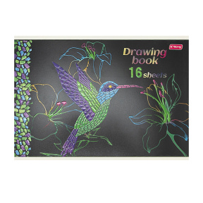 Альбом для рисования 16 листов 70 г/м, Colibri