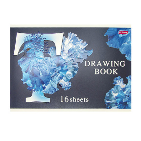 Альбом для рисования 16 листов 70 г/м, Peacock