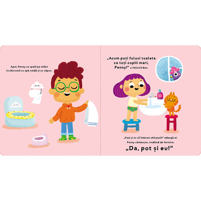 Da, pot și eu! Să fac singură la oliță