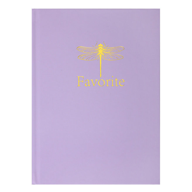 Carnet notițe A5, pătrățele, 96 foi, Buromax copertă tare FAVOURITE, PASTEL  liliac