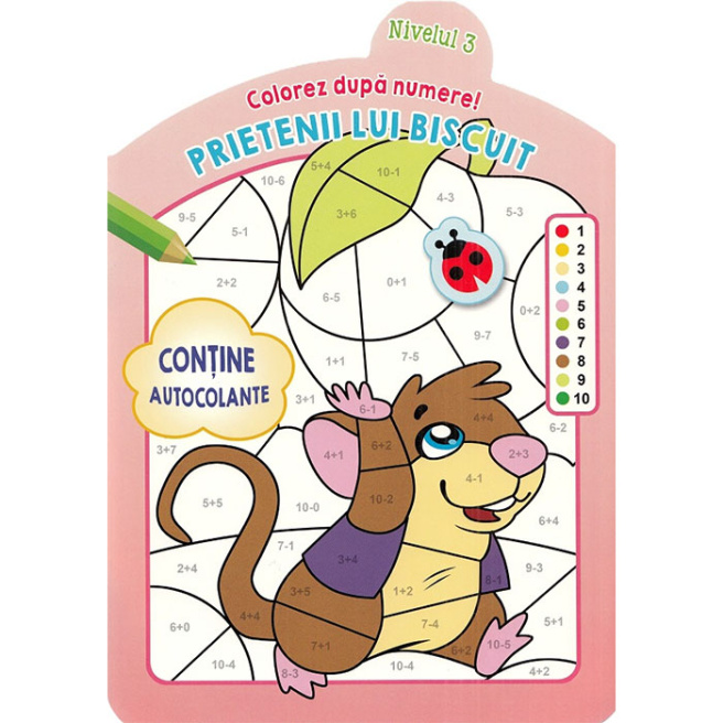 Colorez după numere. Prietenii lui Biscuit