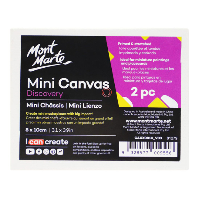 Set de pinze mini 8х10 cm, 280 gsm, 2 bucăți
