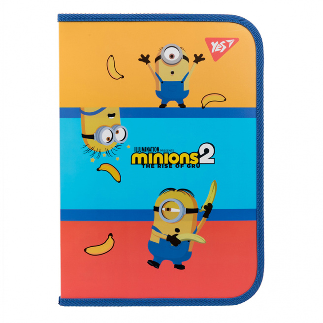 Папка на молнии A4 YES "Minions" с внутренним карманом