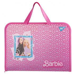 Mapă cu fermoar A4+ YES cu mânere "Barbie"