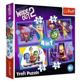 Puzzle "4in1" - "Emotions rule / Disney Inside Out 2"