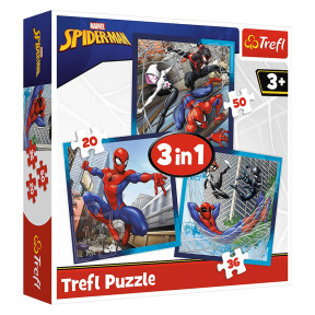 Пазлы "3in1" - "Spider friends / Disney Marvel Spiderman"