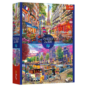 Пазлы "2x500" - "European capitals"
