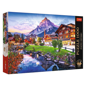 Пазлы "1000 Premium Plus" - "Photo Odyssey: Alpine village, Switzerland"