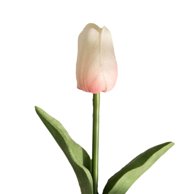 Floare pentru decor, Lalea, 33cm, șampanie
