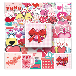 Set stickere 50 bucăți, Inimioare Mix 1