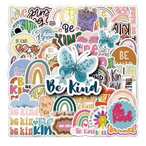 Set stickere 50 bucăți, Be kind mix