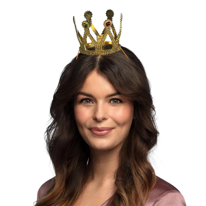 Coroană Louisa argintie
