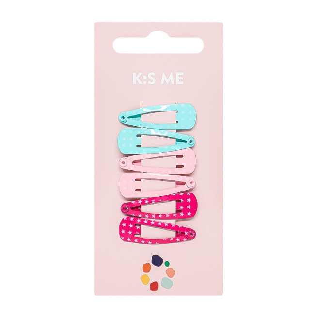 Set de agrafe de păr click-clack Stars