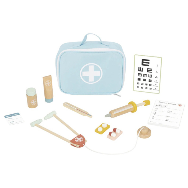 Set din lemn Doctor Blue