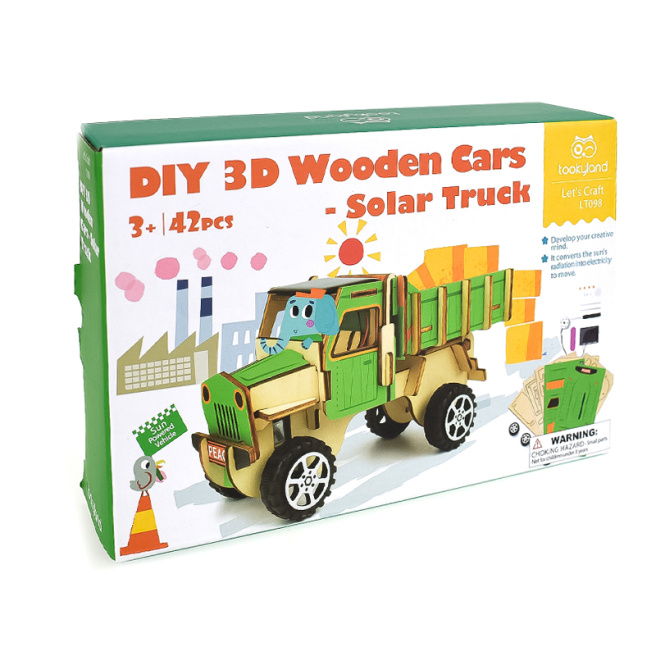 Set constructor din lemn Camion