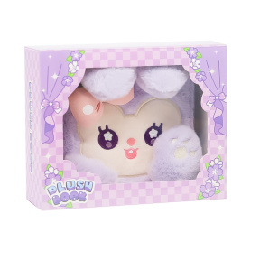 Записная книжка A5 плюшевая, в коробке, Bunny Lulu