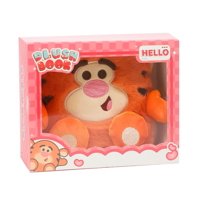 Carnet notițe A5 plush, în cutie, Lovely tiger