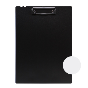 Clipboard A4 KLASSE, PP foam, 2 culori (alb și negru)