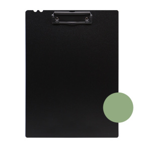 Clipboard A4 KLASSE, PP foam, 2 culori (verde-negru)