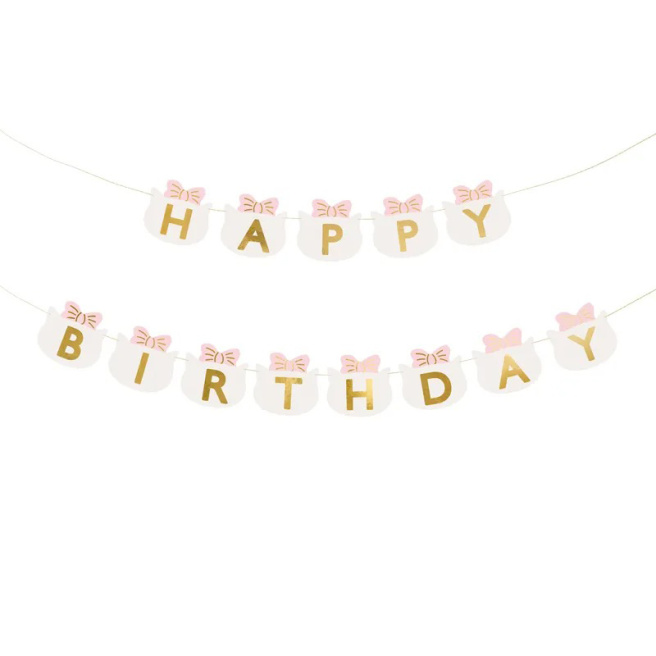 Banner Happy Birthday, Pisici, 2,8 m