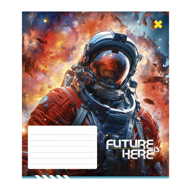 Caiet 24 foi, pătrățele, Shkolyarik Future here
