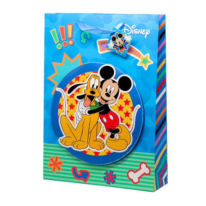 Пакет подарочный (XL) НГ Disney 33x45,7x10,2 см (в миксе 12 шт)