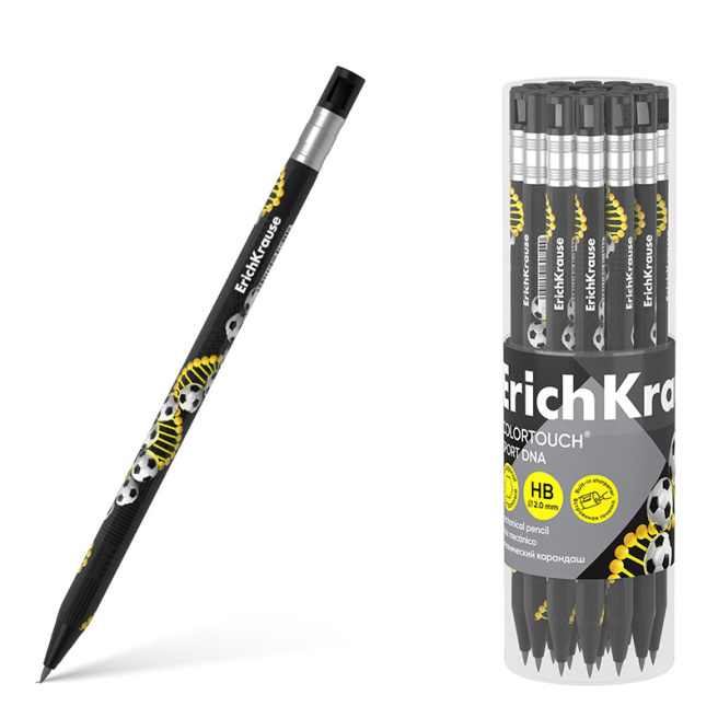 Creion mecanic ErichKrause Sport DNA 2.0 mm, cu ascuțitoare