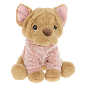 Мягкая игрушка Щенок в худи Бульдог