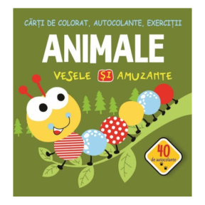 40 de autocolante. Animale vesele si amuzante