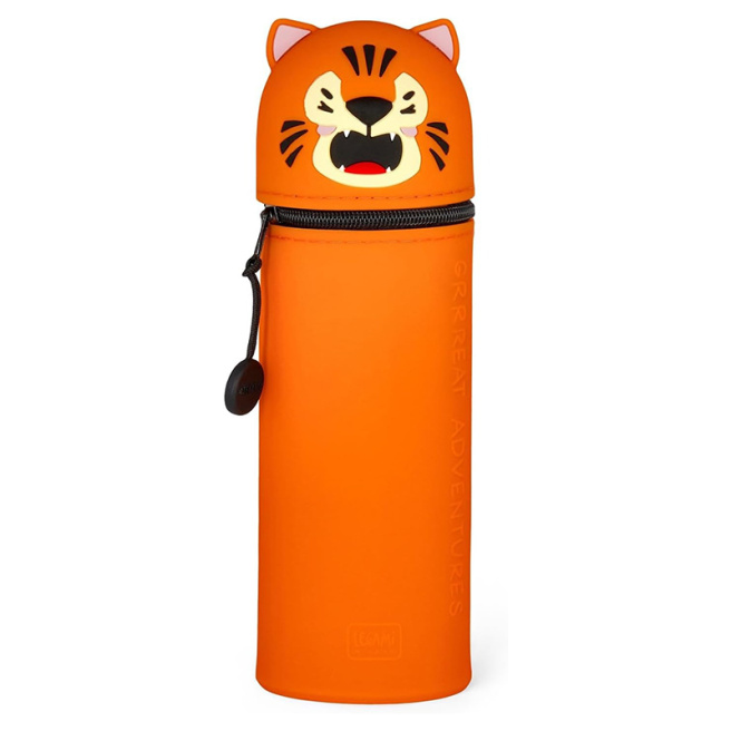 Пенал силиконовый Legami "TIGER" 2 в 1