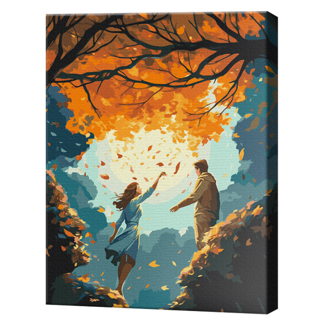 Momente, 40x50 cm, pictură pe numere