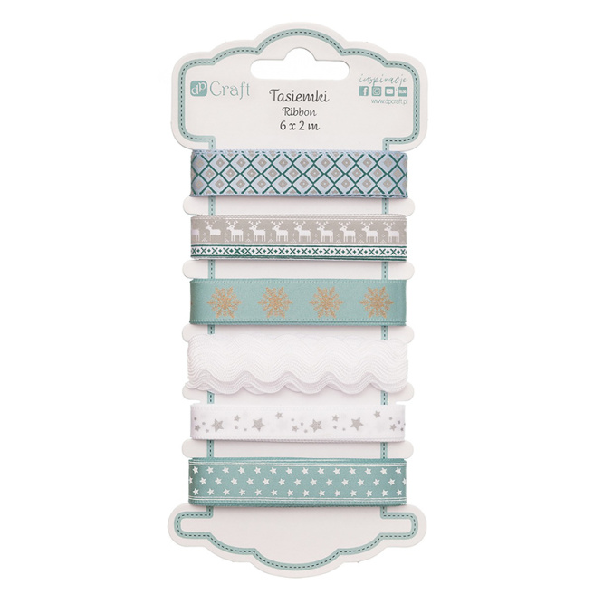Set panglici decorative, Azure Serenity, 6*2m