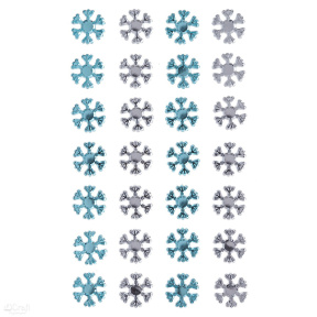 Set pietre autoadezive "Fulgi", 28 bucăți