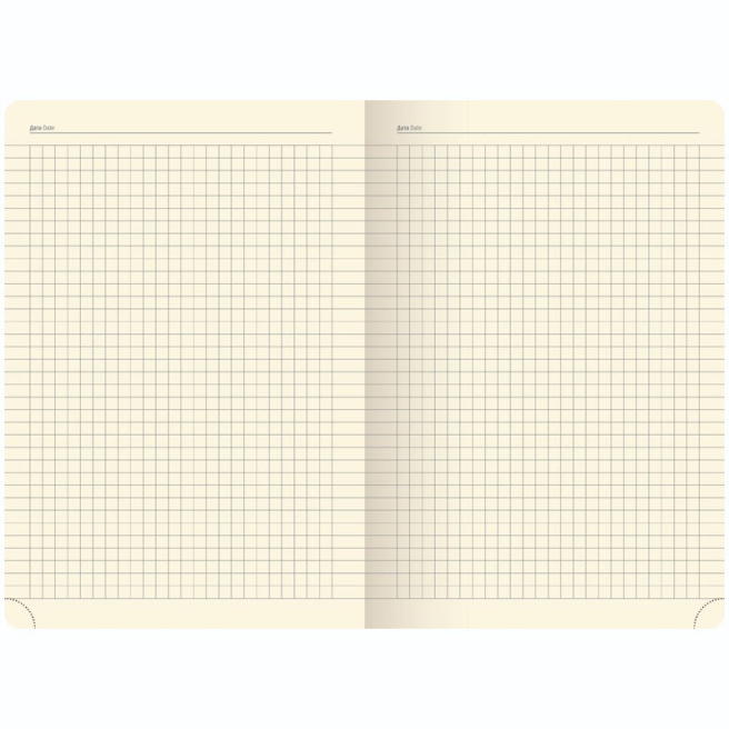 Carnet notițe A5 80 foi Berlingo PU "Fuze", margine colorată, portocaliu
