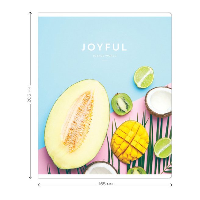 Caiet 48 foi pătrățele Greenwich Line "Joyful world"