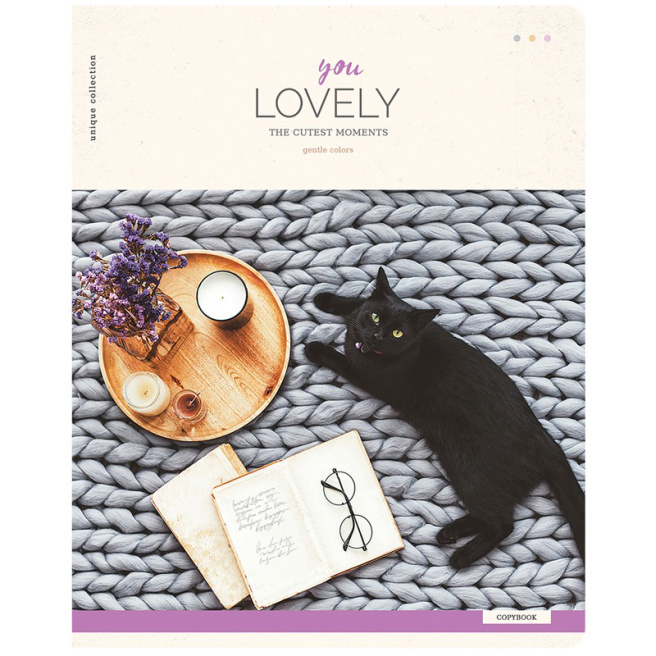 Caiet 96 foi pătrățele ArtSpace "Pets. You lovely"