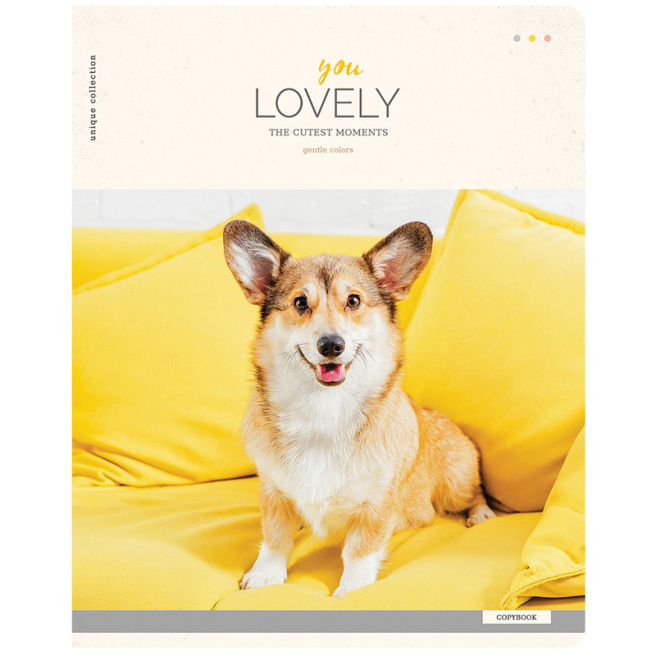 Caiet 96 foi pătrățele ArtSpace "Pets. You lovely"