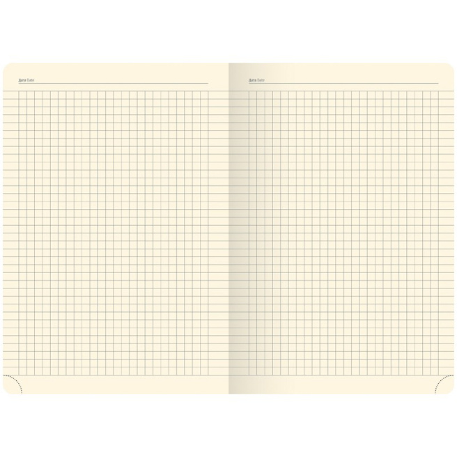 Carnet notițe A5 80 foi Berlingo PU "Radiance", margine neagră, azuriu/verde gradient