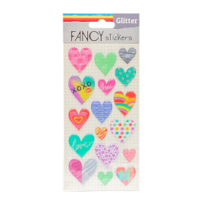 Set stickere FANCY GLITTER, Glitter Gelly, Mix 2