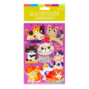 Set stickere HANDMADE, 3D, mix 1