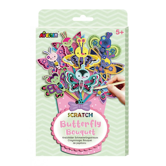 Scratching Buchet din fluturi