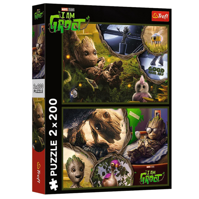 Puzzle "2x200" - " I am Groot / Marvel Guardians of the Galaxy"