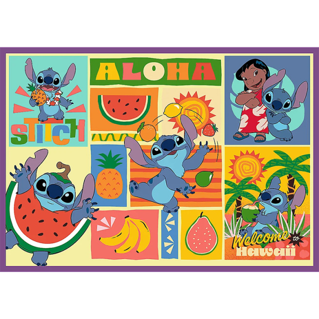 Puzzle "4x250" - "Amazing Stitch / Disney Lilo&Stitch"