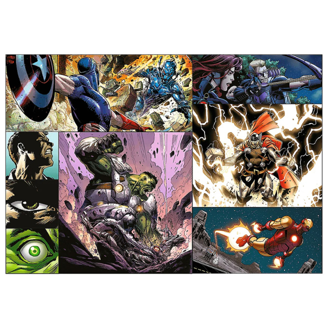 Puzzle "4x250" - "Heroic days / Disney Marvel The Avengers"