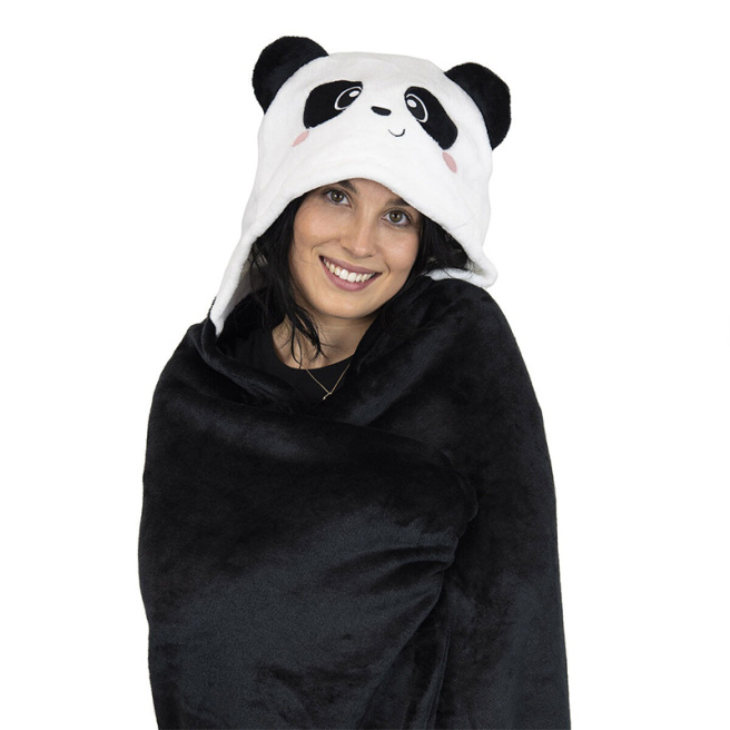 Одеяло с капюшоном Legami - PANDA 150x125 см