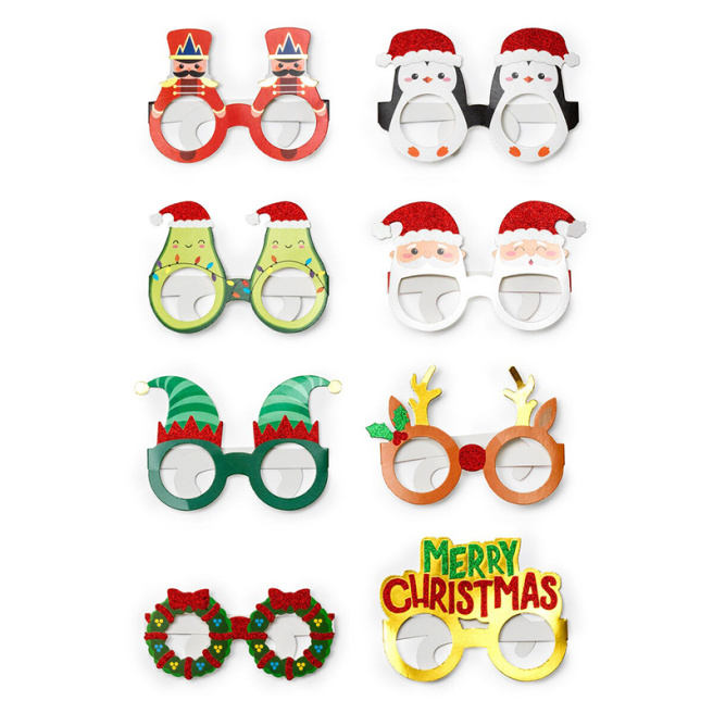 Set de ochelari pentru petreceri Legami CHRISTMAS, 8 bucăți